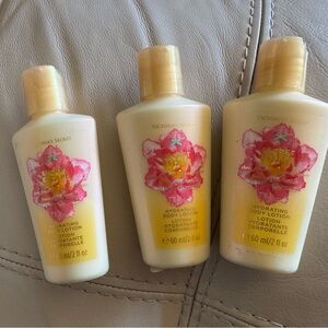 3 x Victoria’s Secret Secret Escape Hydrating Body Lotion - Cream and Pink